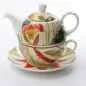 Preview: Tea4One mit Untertasse MIRABILIA 400 ml rot
