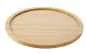 Preview: BAMBUS HOLZTABLETT rund 34 cm FÜR TELLER/ STEAKTELLER 30 cm