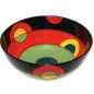 Preview: Schale rund 25 cm handbemalt "SAMBA"