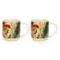 Preview: Porzellanbecher 2er Set MIRABILIA 350 ml gelb