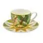 Preview: Espressotassen mit Untertassen 2er Set MIRABILIA 90 ml gelb
