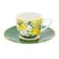 Preview: Espressotassen mit Untertassen 2er Set MIRABILIA 90 ml "Libellula"