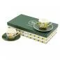Preview: Espressotassen mit Untertassen 2er Set MIRABILIA 90 ml "Libellula"