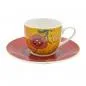 Preview: Espressotassen mit Untertassen 6er Set MIRABILIA 90 ml „Sole & Luna“