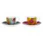 Preview: Espressotassen mit Untertassen 6er Set MIRABILIA 90 ml „Sole & Luna“
