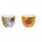 Preview: Espressotassen mit Untertassen 2er Set MIRABILIA 90 ml „Sole & Luna“