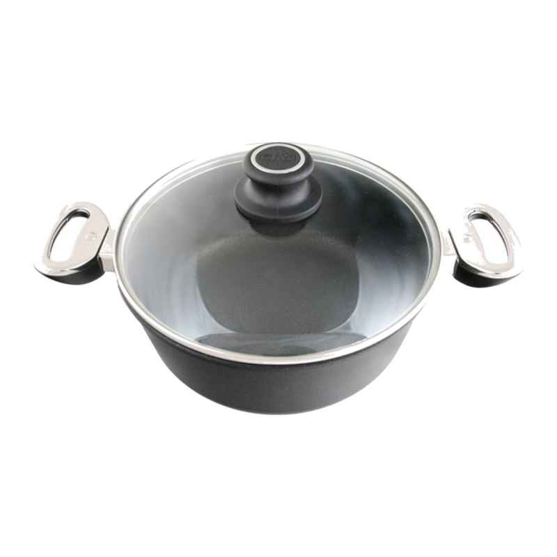 Preview: Bratentopf mit Deckel 24 cm BAF GIGANT Newline für alle Herdarten