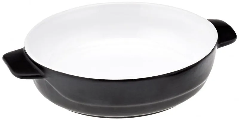 Auflaufform & Servierform rund 19cm „Schiefer“