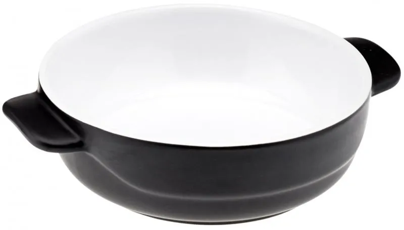 Auflaufform & Servierform rund 25 cm „Schiefer“