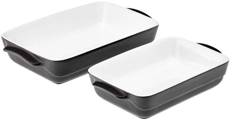 Preview: Auflauf & Servierform eckig 26 x 16 cm „Schiefer“