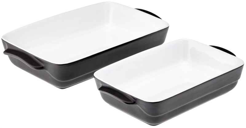 Preview: Auflauf & Servierform eckig 31 x 10 cm „Schiefer“
