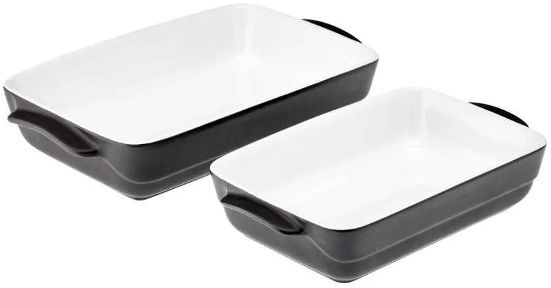 Auflauf & Servierform eckig 31 x 10 cm „Schiefer“