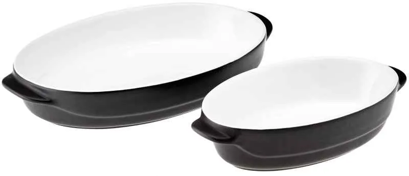 Auflauf & Servierform oval 30 x 19 cm „Schiefer“