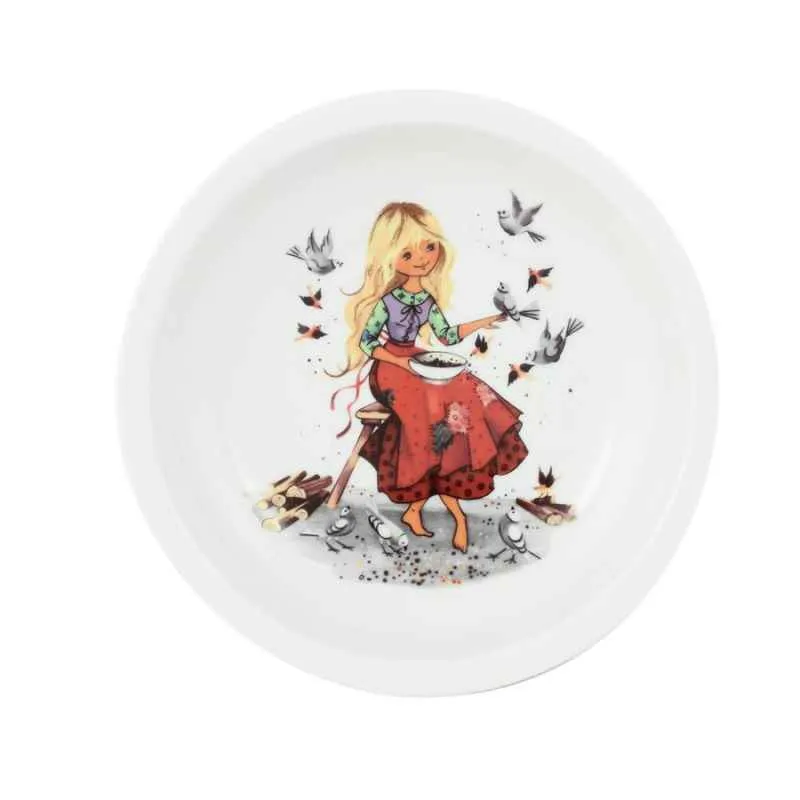 Kinder Teller tief 20 cm Aschenputtel
