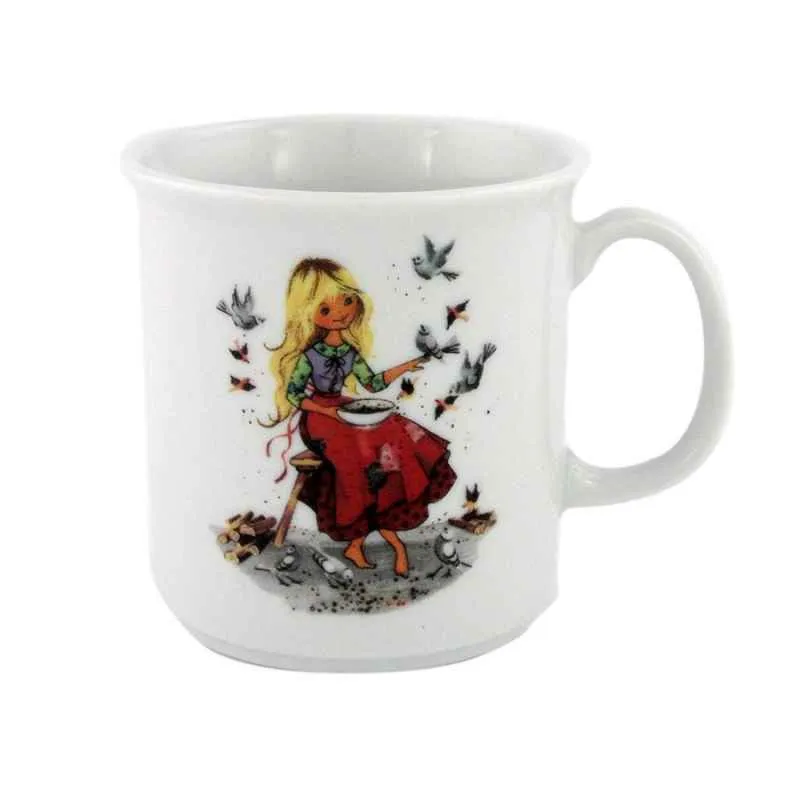 Becher mit Henkel 0,21 l Aschenputtel