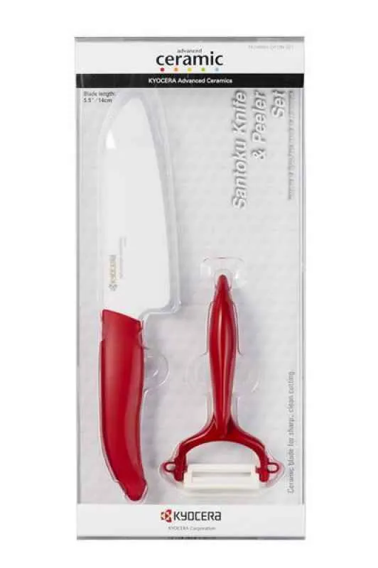 Geschenkset Kyocera Gen Colour Serie Keramikmesser-Set 4 Farben 2 tlg