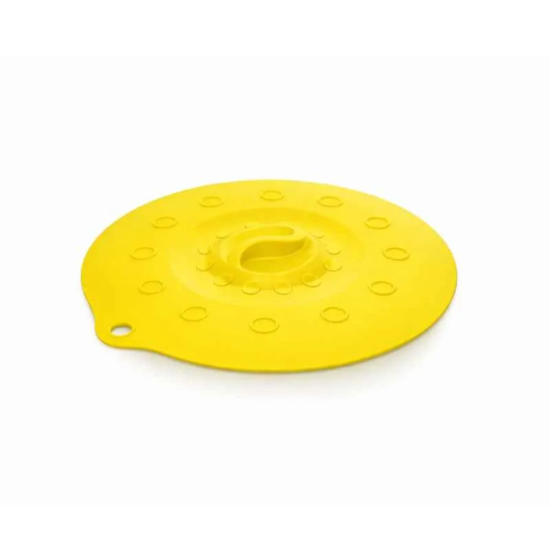 Silikondeckel 18cm „FUNNY KITCHEN“ gelb