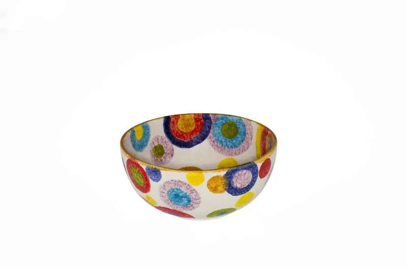 Schale rund 21 cm handbemalt „Circolo“