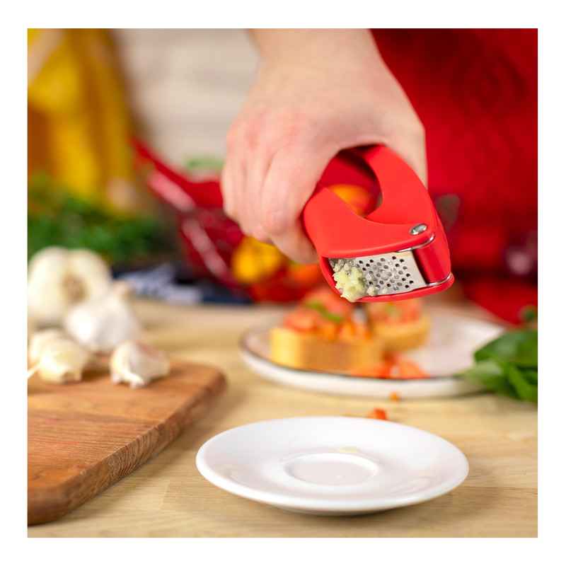 Preview: Knoblauchpresse Easy Clean Kuhn Rikon rot