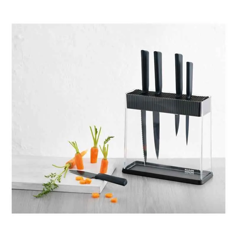 COLORI®+ Set Messer graphit & Block Vision 6-teilig