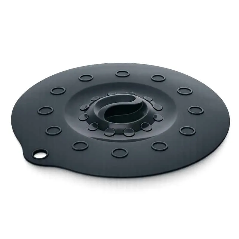 Silikondeckel 29cm „FUNNY KITCHEN“ schwarz