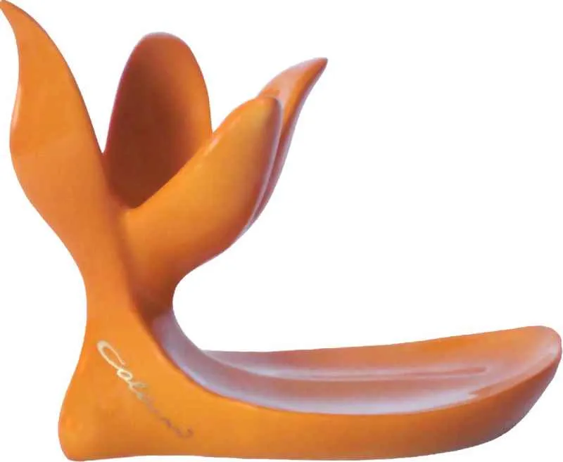 Luigi Colani Porzellan Frühstücksgedeck 4 teilig orange