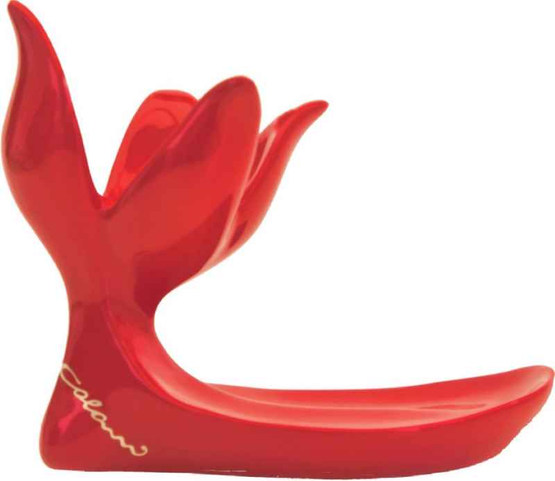 Preview: Luigi Colani Porzellan Eierbecher Set 2 tlg. rot
