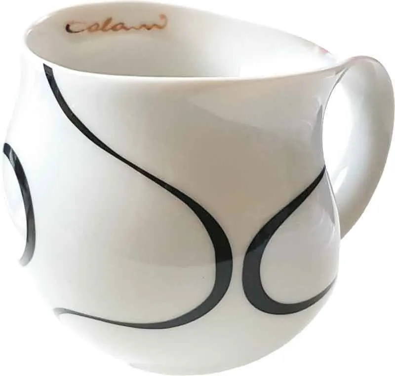 Colani Kaffeebecher Loop black