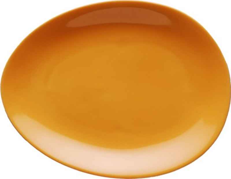 Preview: Luigi Colani Porzellan Frühstücksgedeck 4 teilig orange