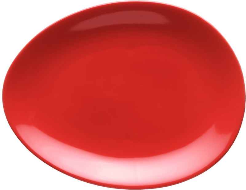 Preview: Luigi Colani Porzellan Frühstücksgedeck 4 teilig rot