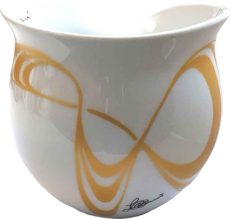 Preview: Luigi Colani Porzellan Kaffeebecher XXL Capriole gold