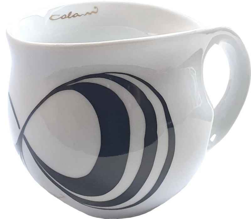Preview: Luigi Colani Porzellan Kaffeebecher XXL Capriole black