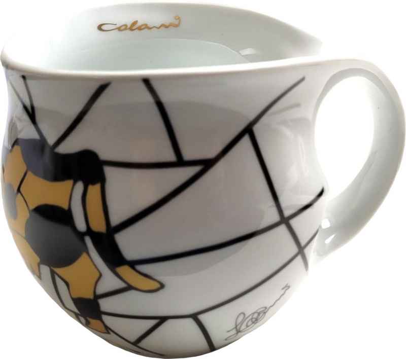 Preview: Luigi Colani Porzellan Kaffeebecher XXL Cow gold