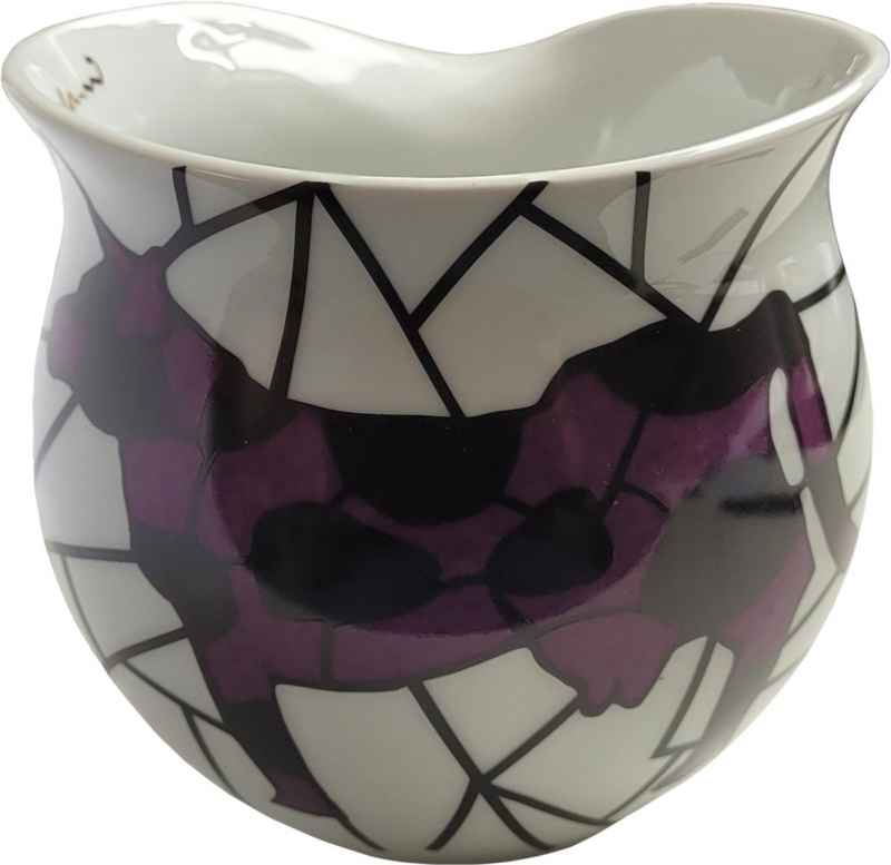 Preview: Luigi Colani Porzellan Kaffeebecher XXL Cow violet