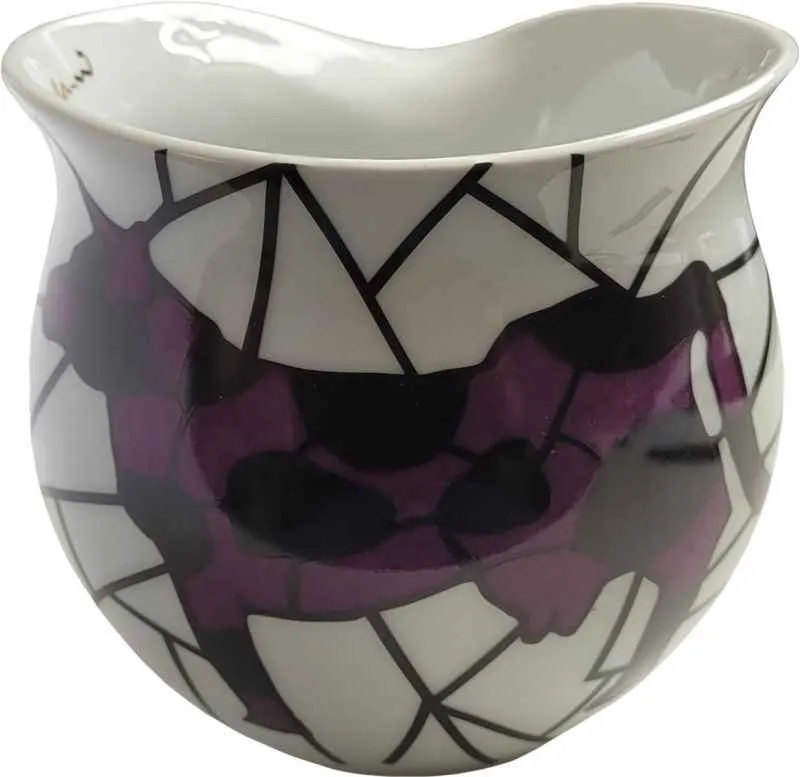 Luigi Colani Porzellan Kaffeebecher XXL Cow violet