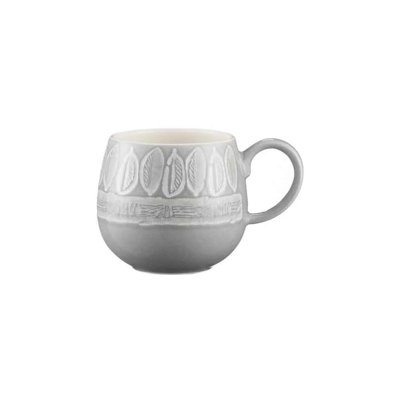 Tasse mit Blattdekor, 350 ml