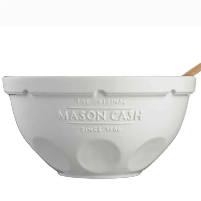 Rührschüssel 5 Liter Steingut weiß Mason Cash