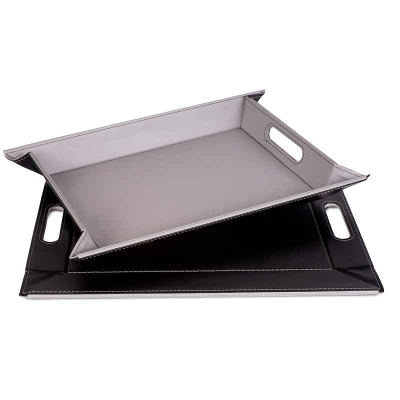 Preview: Wendetablett Grau / Schwarz - 45 x 35cm