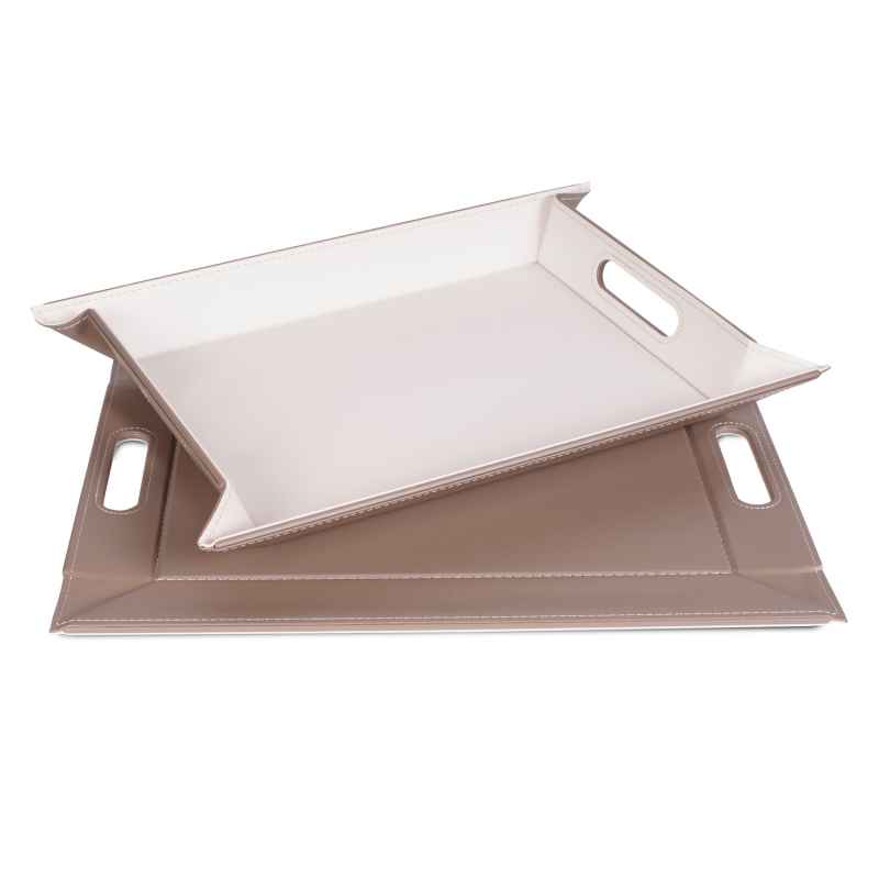 Preview: Wendetablett Taupe / Weiss - 45 x 35cm