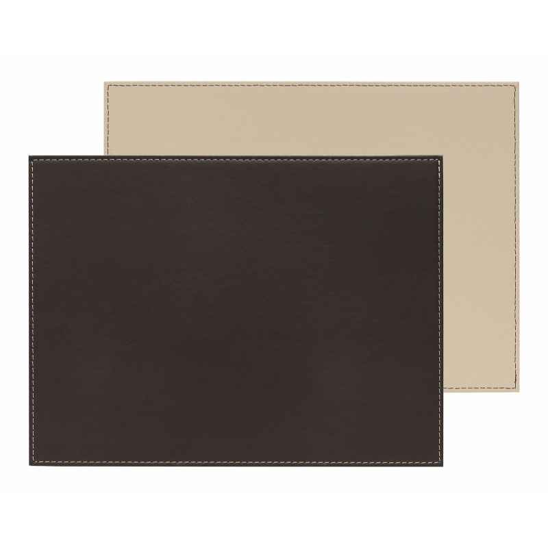 Preview: Platzset 40 x 30cm schokobraun / creme