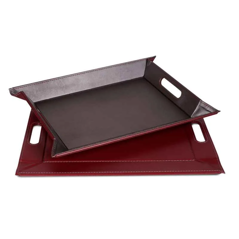 Wendetablett Anthrazit / Burgund - 45 x 35cm