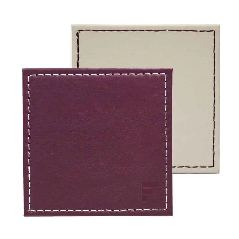 DUO - Untersetzer Pflaume/Stein, 4er Set