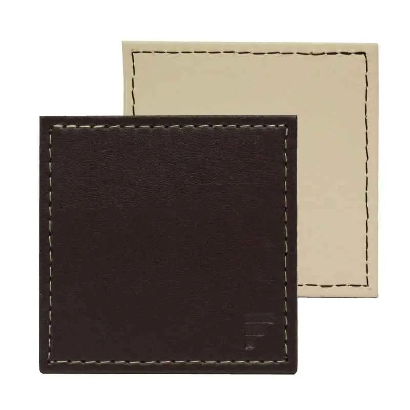 DUO - Untersetzer Schokobraun/Creme, 4er Set