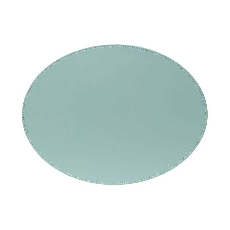 Platzset, Oval, Mint/Elfenbein 45 x 34cm