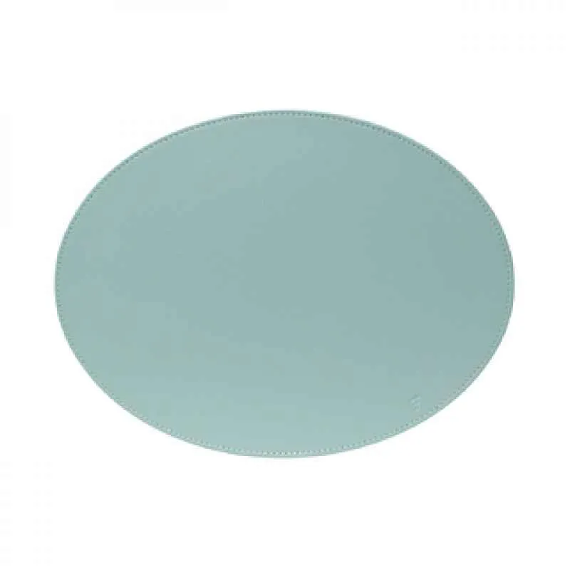 Platzset, Oval, Mint/Elfenbein 45 x 34cm