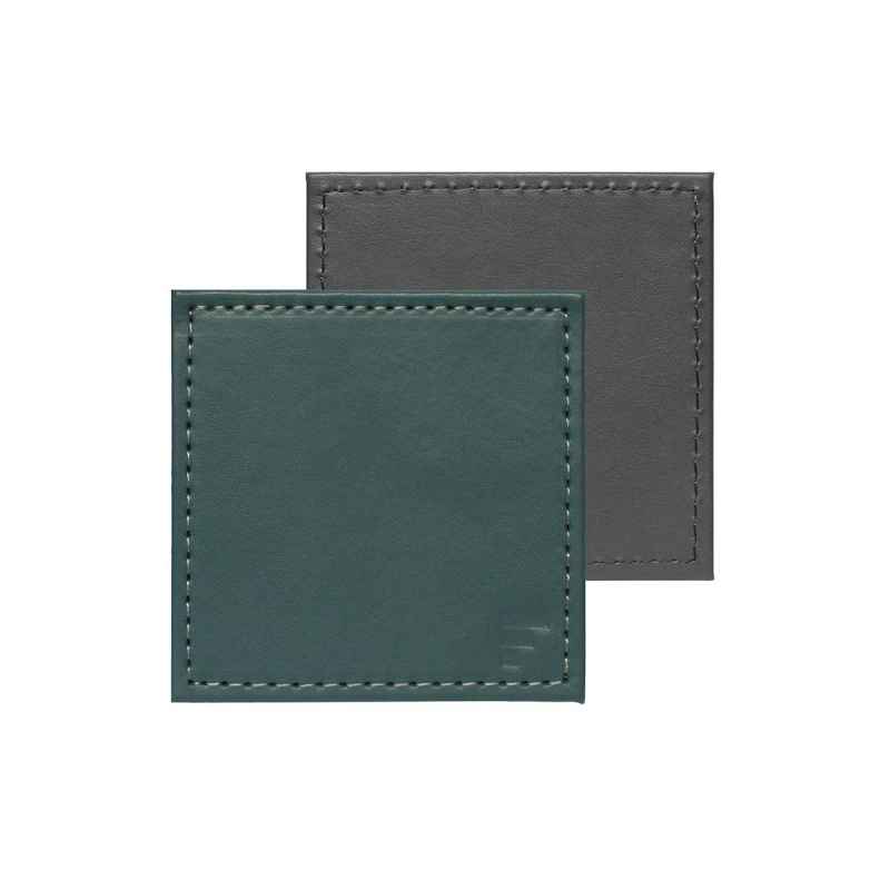 Preview: Untersetzer Petrol/Anthrazit, 4er Set