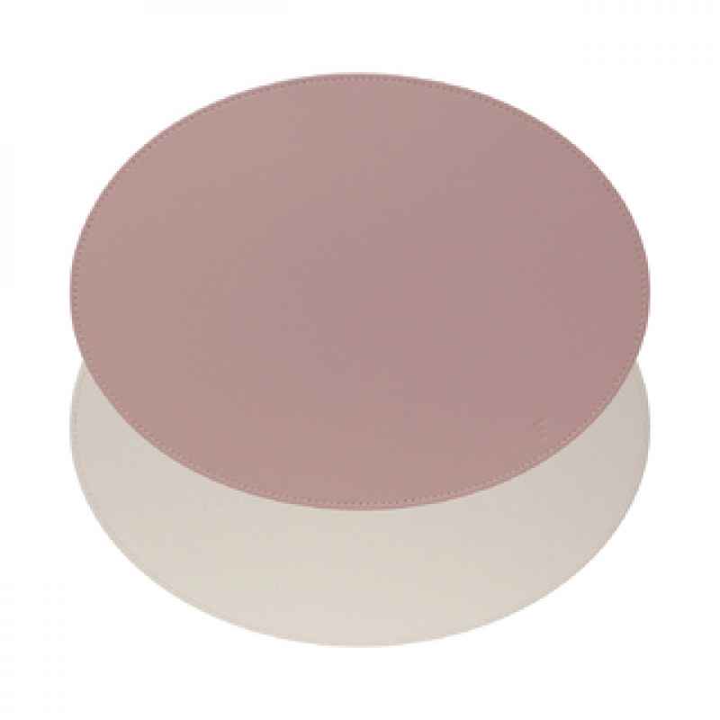 Preview: Platzset, Oval, Altrosa/Stein 45 x 34 cm