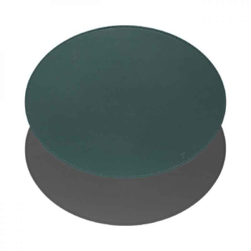 Preview: Platzset, Oval, Petrol/Anthrazit 45 x 34 cm