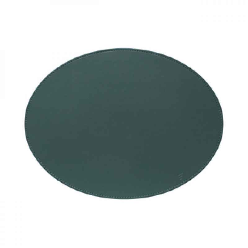 Preview: Platzset, Oval, Petrol/Anthrazit 45 x 34 cm