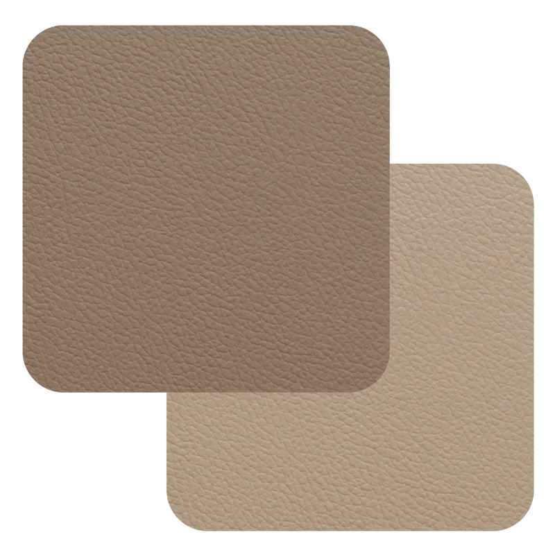 Preview: Fleximats Untersetzer, 4er Set, 10x10cm, Taupe/Beige